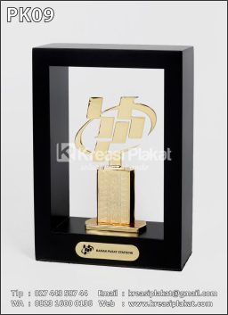 Frame Plakat Kayu Logam Badan Pusat Statistik