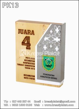 Plakat Kayu Kecamatan Berprestasi Kabupaten Berau 2019