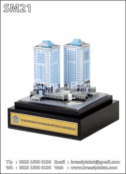 Miniatur Gedung Kement...