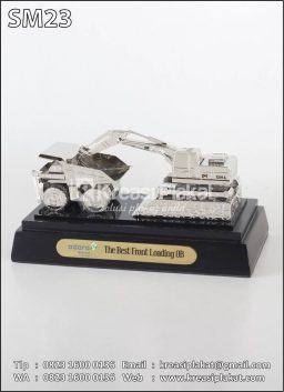 Miniatur Alat Berat Truk dan Excavator