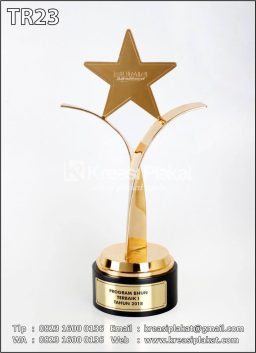 Contoh Piala Model Bintang