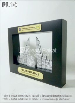 Plakat Logam Pura Bali