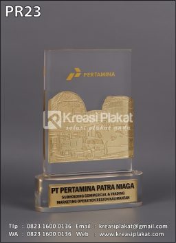 Plakat Resin PT Pertam...