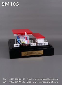 Souvenir Miniatur SPBU Kompak