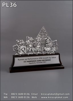 Plakat Logam Runner up...