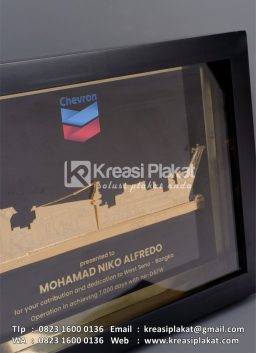 Plakat Logam Chevron