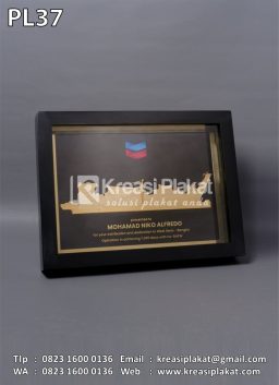 Plakat Logam Chevron
