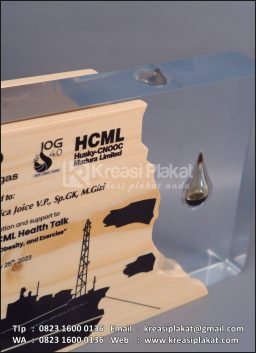 Plakat Kayu Resin HCML...