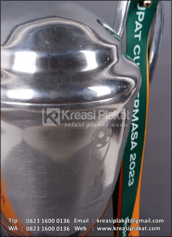 Detail Piala Aluminium Rupat Cup Bermasa 2023