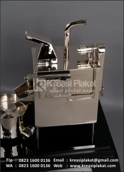 Souvenir Miniatur Mesin Roasting Cocoa Land Bali