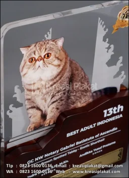 Plakat Kayu Feline Fan...