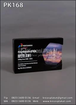 Plakat Kayu Pertamina ...