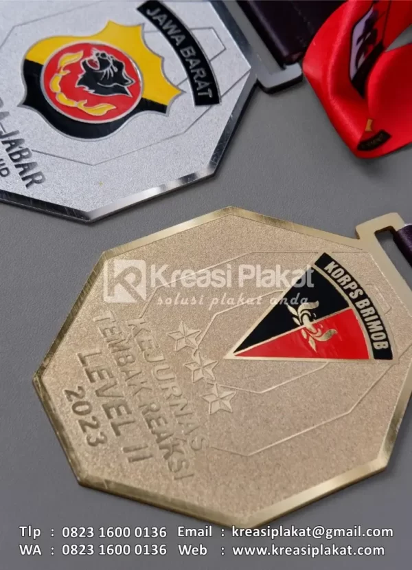 Detail Medali Kejuaraan Tembak Reaksi Championship Level II