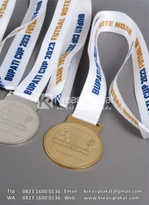 Detail Medali Futsal Rote Ndao Bupati Cup