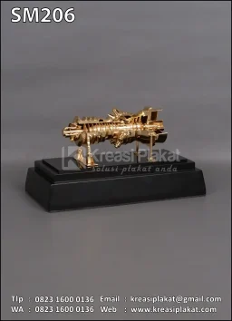 Souvenir Miniatur Turbin Gas
