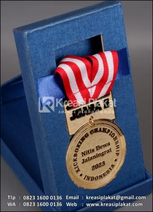 Medali Juara Kickboxing Championship Indonesia