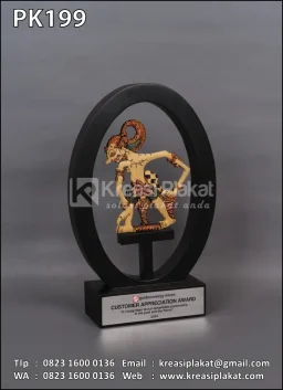 Plakat Kayu Wayang Bim...