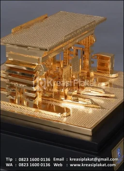 Souvenir Miniatur Gerbang Tol Batang-Pekalongan