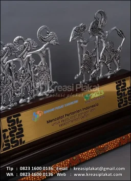 Plakat Logam Wayang Pa...