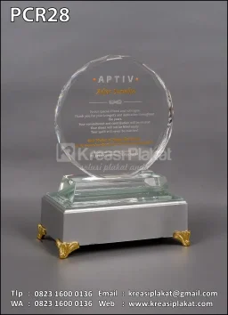 Plakat Kristal Penghargaan Aptiv