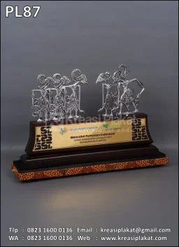 Plakat Logam Wayang Pa...