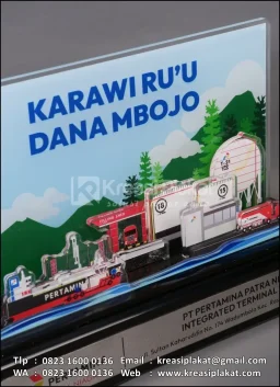 Plakat Akrilik PT Pert...
