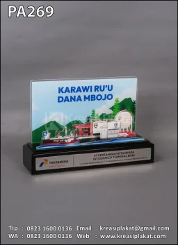 Plakat Akrilik PT Pert...
