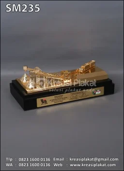 Miniatur Conveyor Batu Bara PT Borneo Indobara