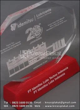 Plakat Akrilik PT Idemitsu Lube Indonesia