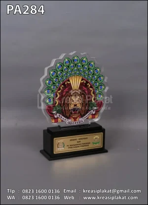Plakat Akrilik Reog Ponorogo Indonesia