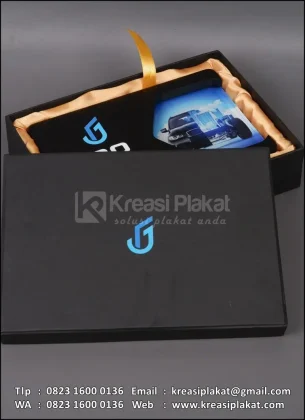 Box Plakat Kayu Akrilik PT Jantra Grupo Indonesia Tbk