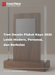 Tren Desain Plakat Kayu 2025: Lebih Modern, Personal, dan Berkelas
