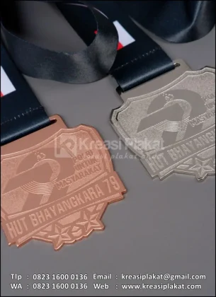 Detail Medali HUT Bhayangkara 79