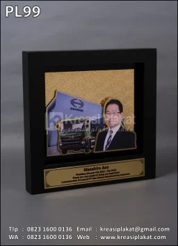 Plakat Logam Hino Moto...