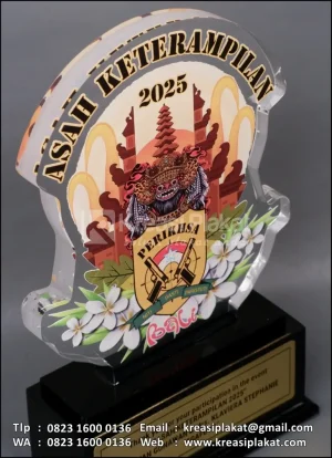 Plakat Akrilik Event Asah Keterampilan 2025
