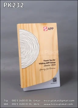 Plakat Kayu APP Group Jakarta