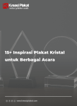 Inspirasi Plakat Kristal untuk Berbagai Acara
