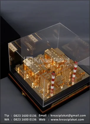 Box Miniatur Combined Cycle Gas Turbine Power Plant 1760 MW