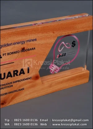 Plakat Kayu Akrilik Pe...