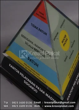 Plakat Resin Kantor Pelayanan Pajak Madya Sidoarjo