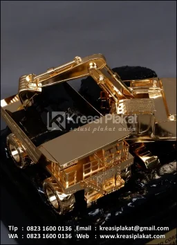 Miniatur Custom Alat Berat Dump Truk & Excavator