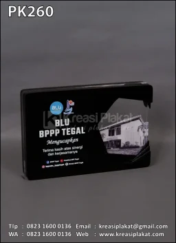 Plakat Kayu Akrilik BLU BPPP Tegal
