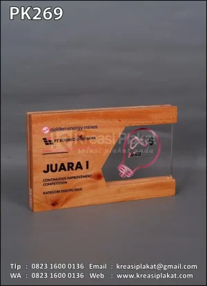 Plakat Kayu Akrilik Pe...