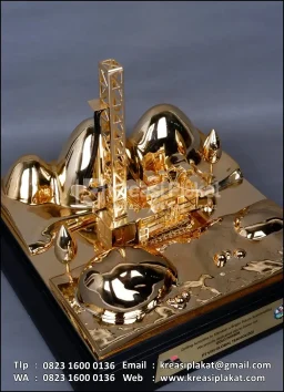 Miniatur Logam Rig Pengeboran