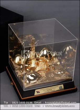 Box Miniatur Logam Rig Pengeboran