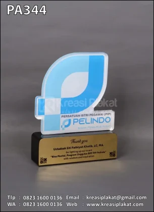 Plakat Akrilik Ucapan Terima Kasih PIP Pelindo