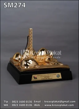 Miniatur Logam Rig Pengeboran