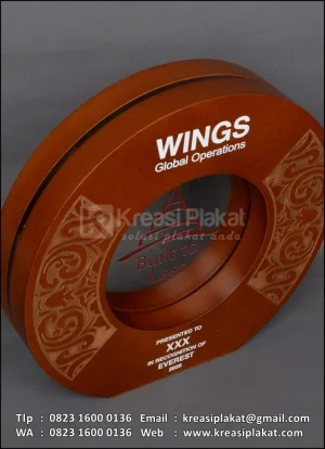 Plakat Kayu Bulat Wings Global Operations