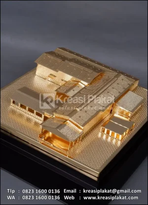 Miniatur Bangunan Pabrik PT Surya Intan Tapioka
