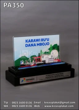 Plakat Akrilik Custom Diorama Pertamina Patra Niaga